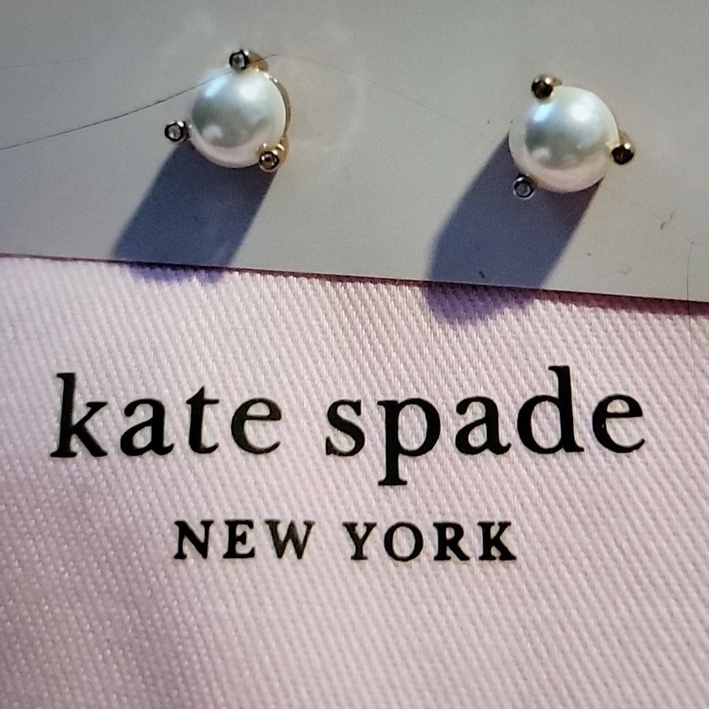 kate spade Rise & Shine Pearl Studs